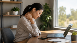 Massage for Tech Neck: How Therapeutic Massage Helps Relieve Neck Pain from Phones, Laptops & Screen Time in Pleasanton - Narayan Wellness Inc. - Pleasanton, California